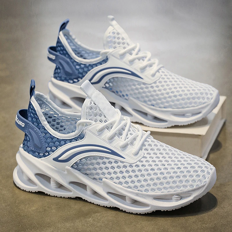 男鞋夏季新款透气网面青少年百搭休闲轻便网鞋薄款镂空运动鞋