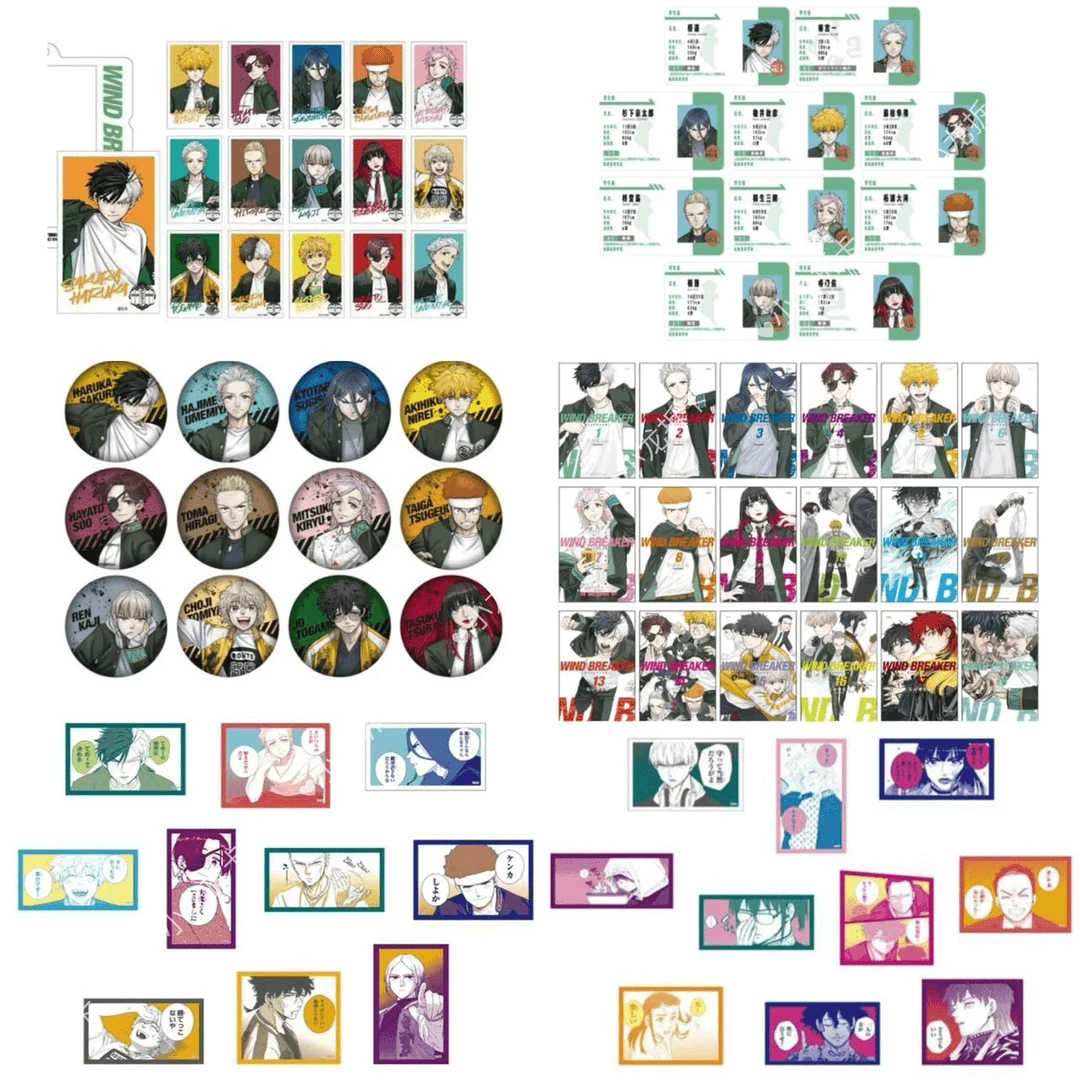防风铃原画展系列 吧唧徽章 冰箱贴 学生证 贴纸（代拆）