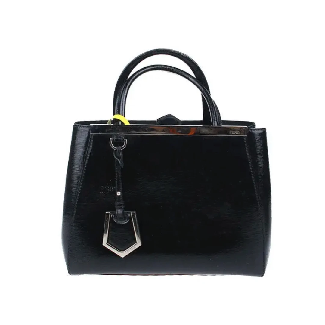 95新 FENDI/芬迪 芬迪/黑色手提包/05016/姐妹花