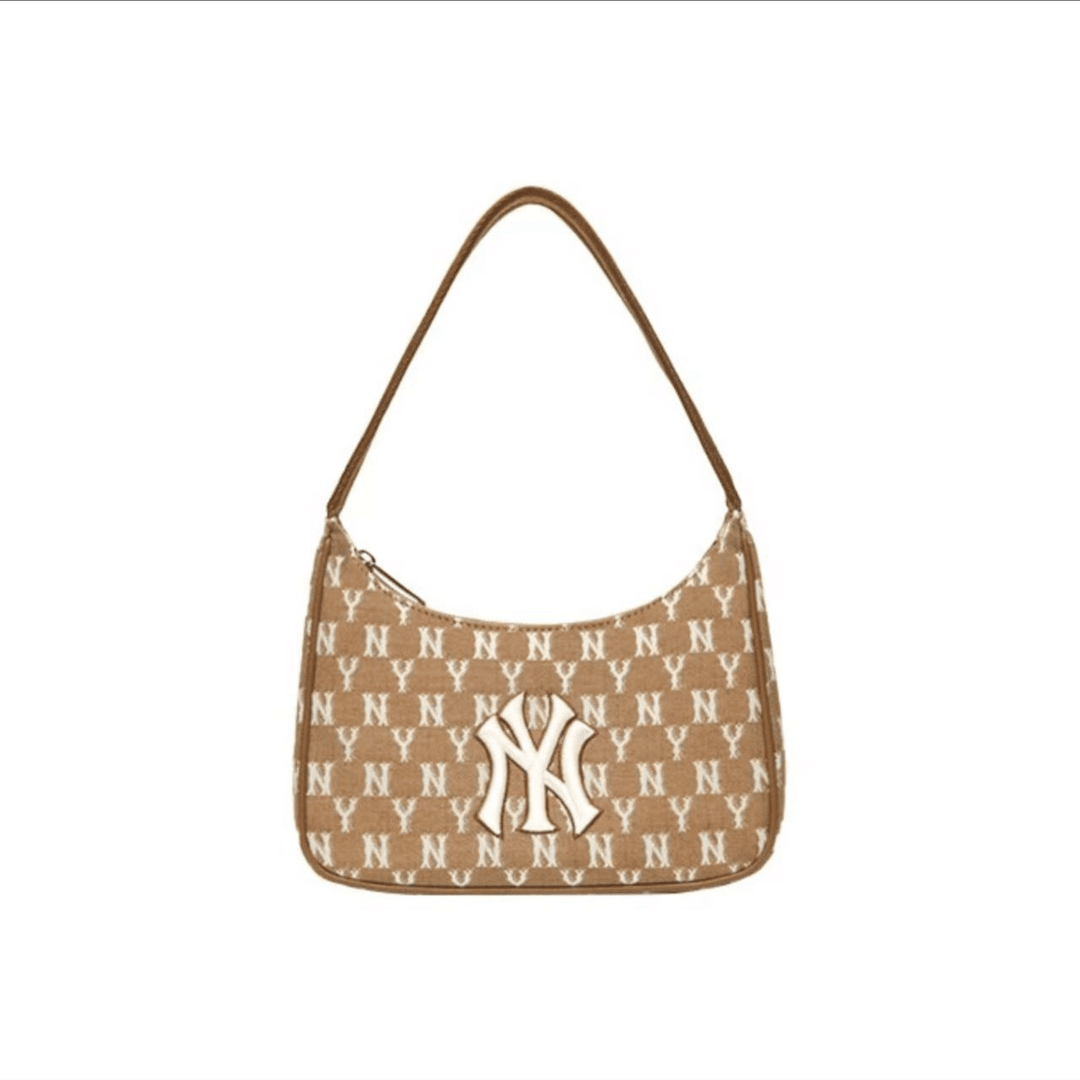 全新未使用 MLB 牛仔单肩包/60010/姐妹花