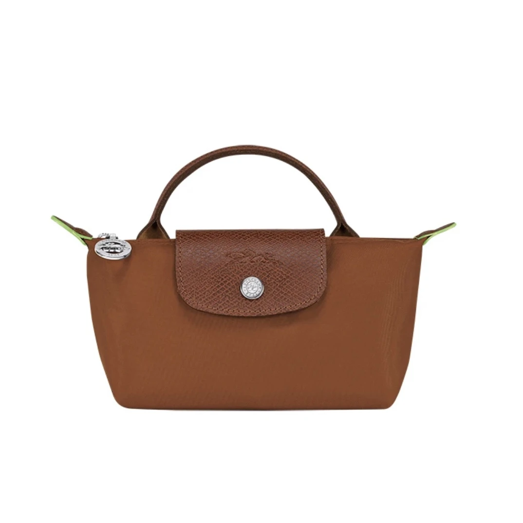 99新 LONGCHAMP/珑骧 全新未使用/焦糖色手提包/姐妹花