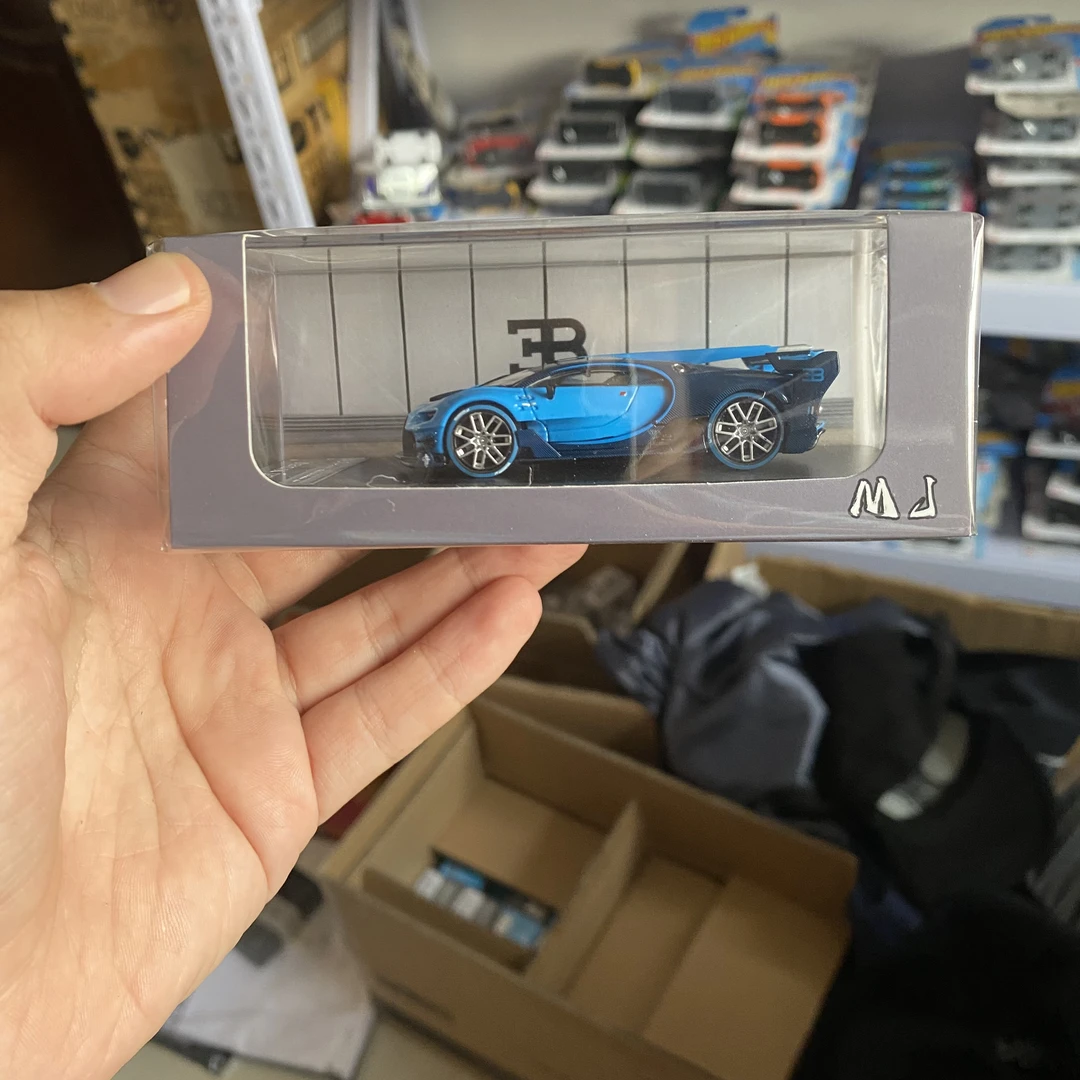 MJ 1:64 布加 迪visonGT 合金汽车模型收藏摆件  底盘合金
