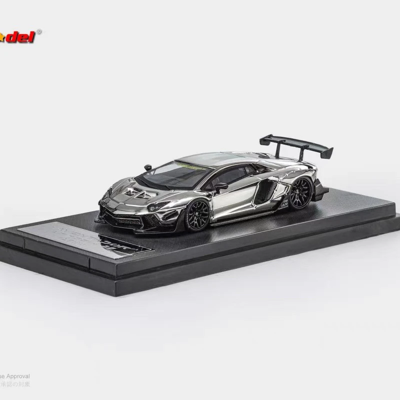 Star Model 1:64 兰博Aventador LP700-4 大牛电镀银合金车模