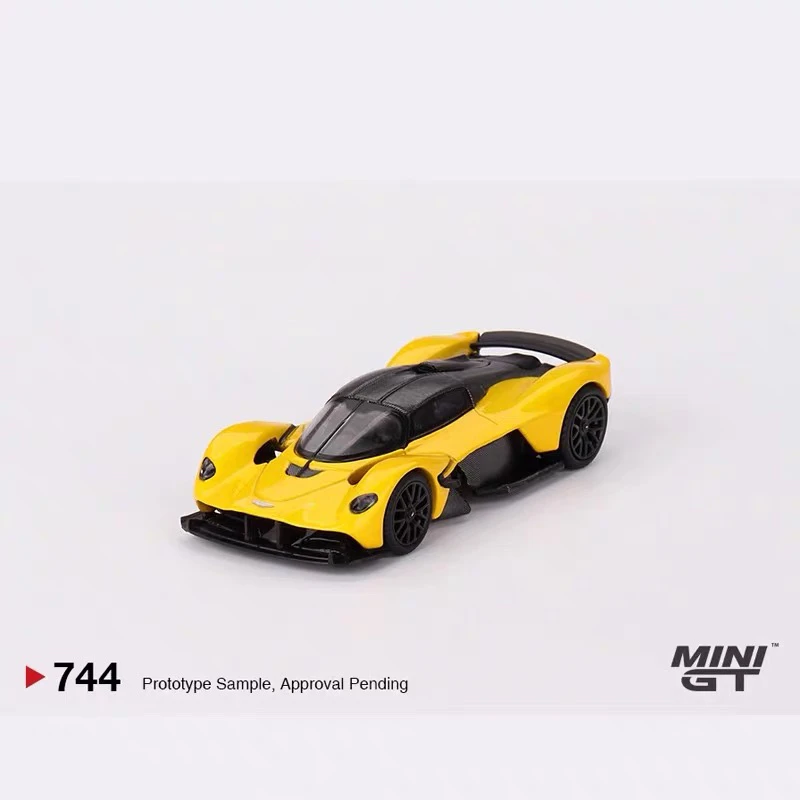 MINIGT 1:64 阿斯顿 Aston Valkyrie 女武神 黄 744汽车模型