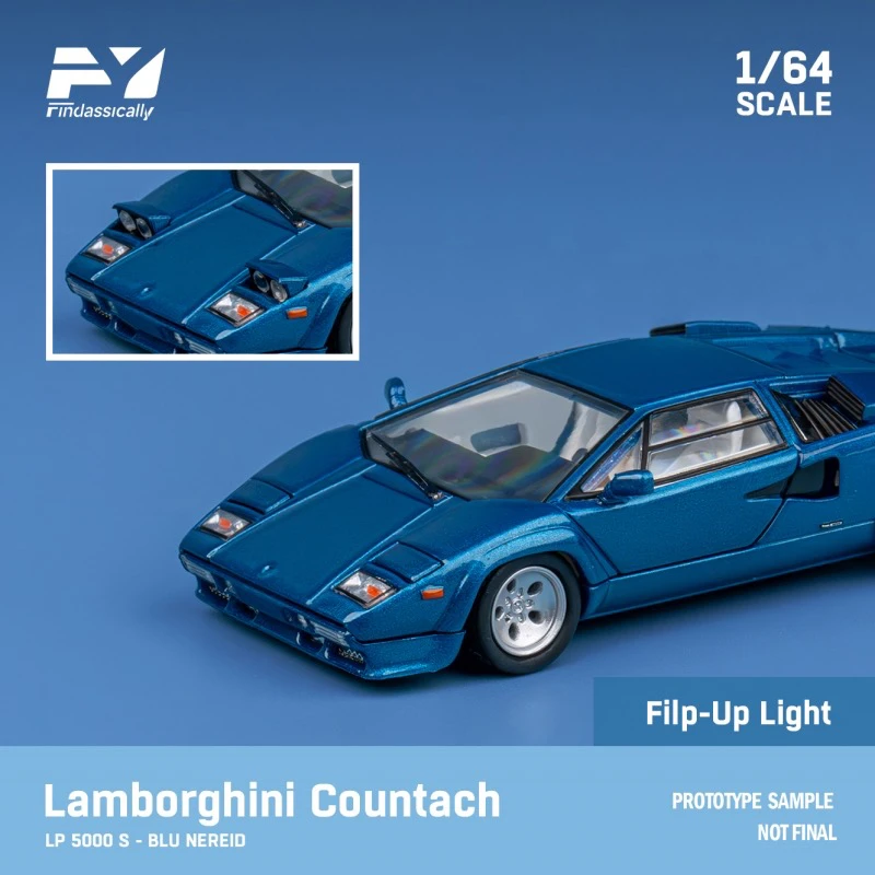 Finclassically 1:64 兰博 康塔什 LP5000 合金仿真汽车模型