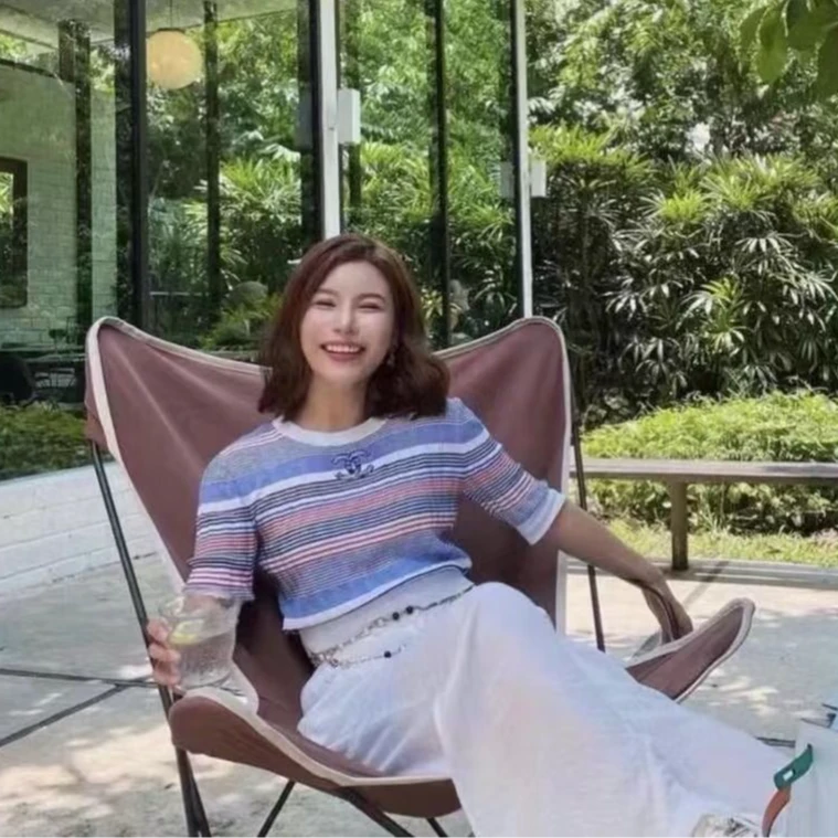 Chanel/香奈儿双双臻选/vv00274/香奈儿针织短袖/40码