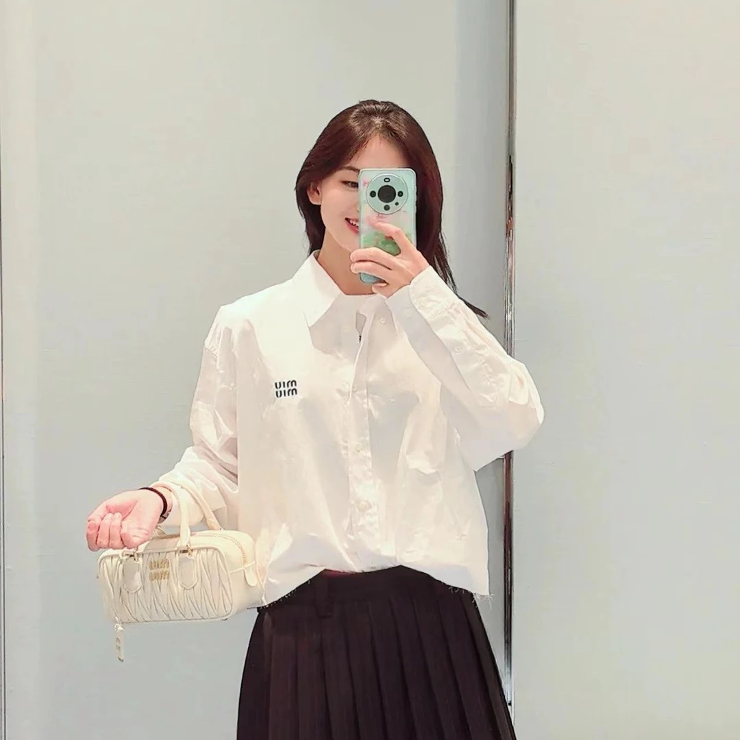 miumiu/谬谬双双臻选/vv00303/谬谬衬衫/38码