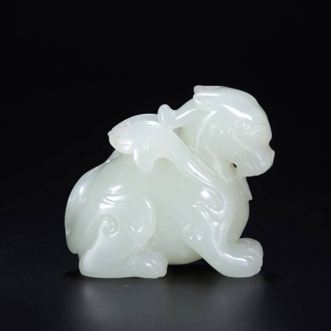 912清代和田玉瑞兽562