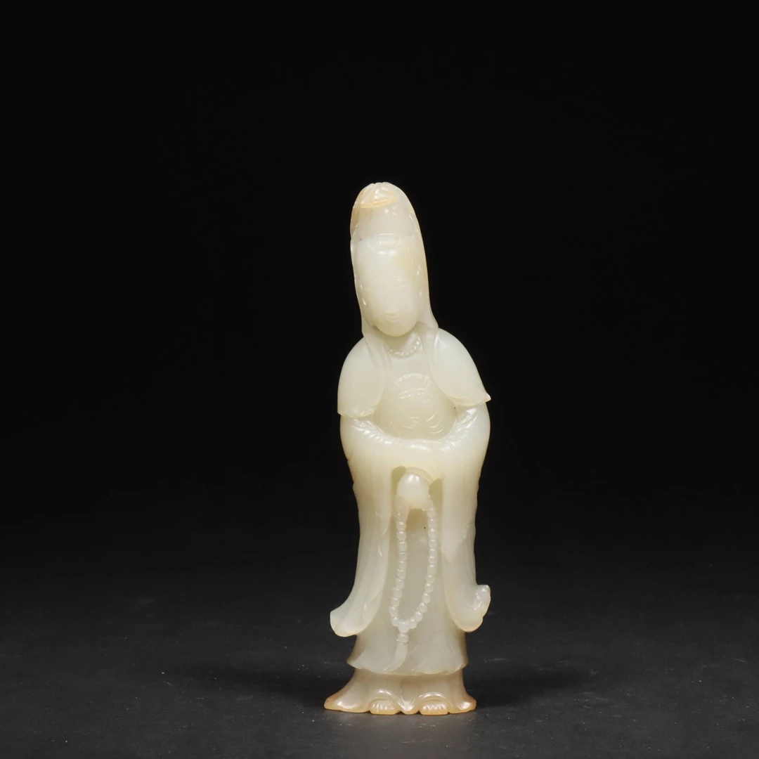 795清和田玉观音造像1039