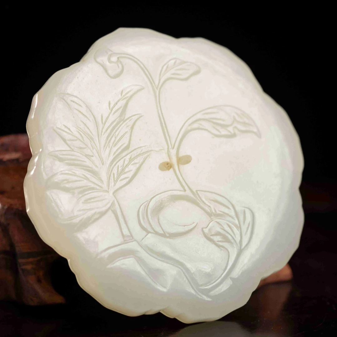 885清代和田玉凤鸟玉佩1413