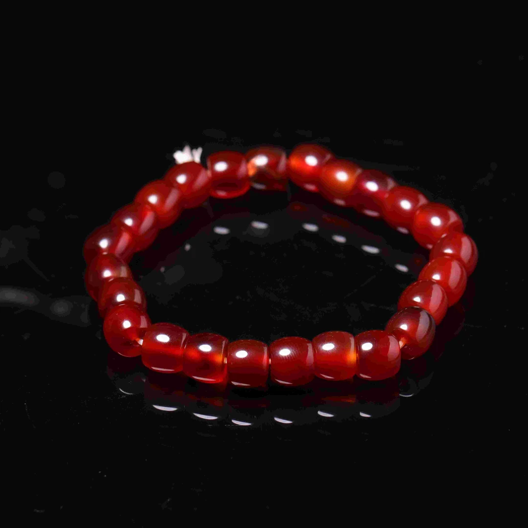 244明代天然玛瑙手串1496