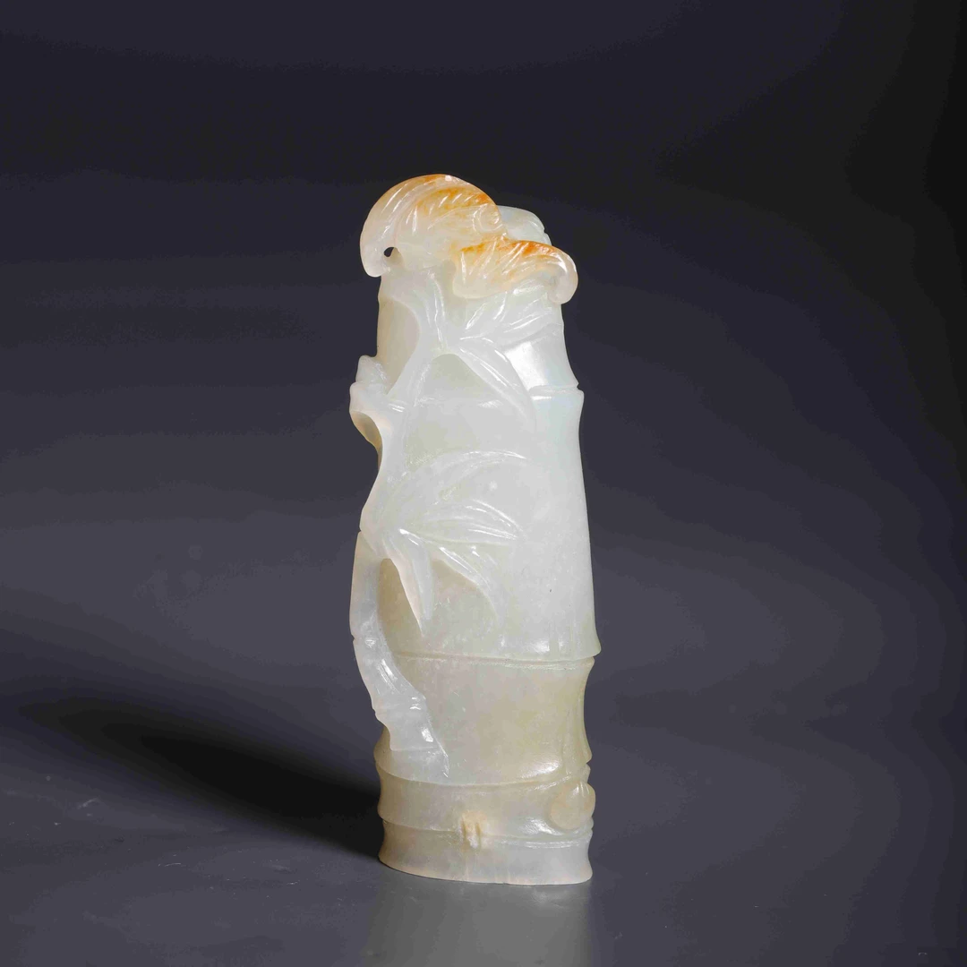 278清和田玉竹节佩735