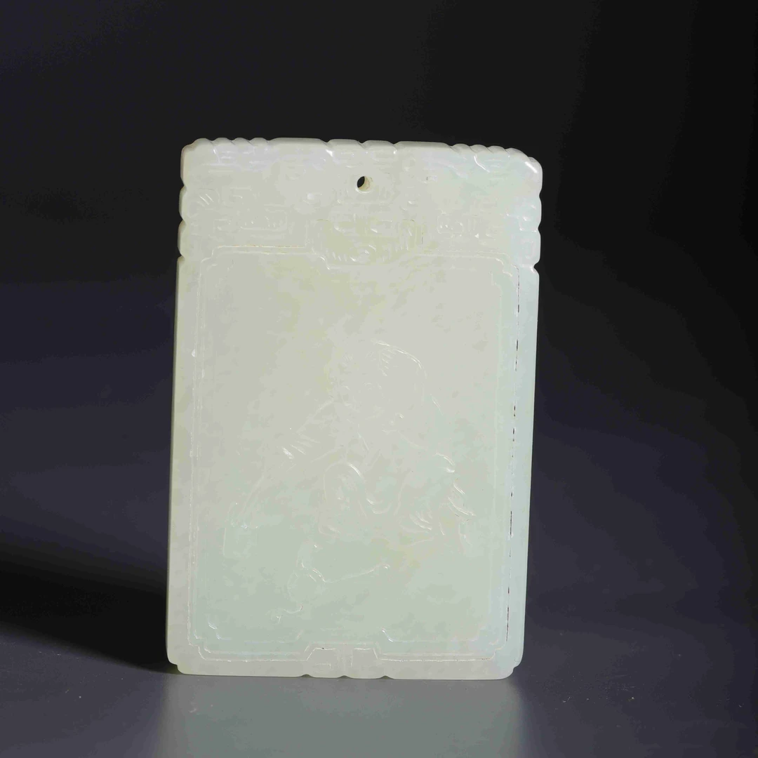 939清和田玉童子诗文牌804