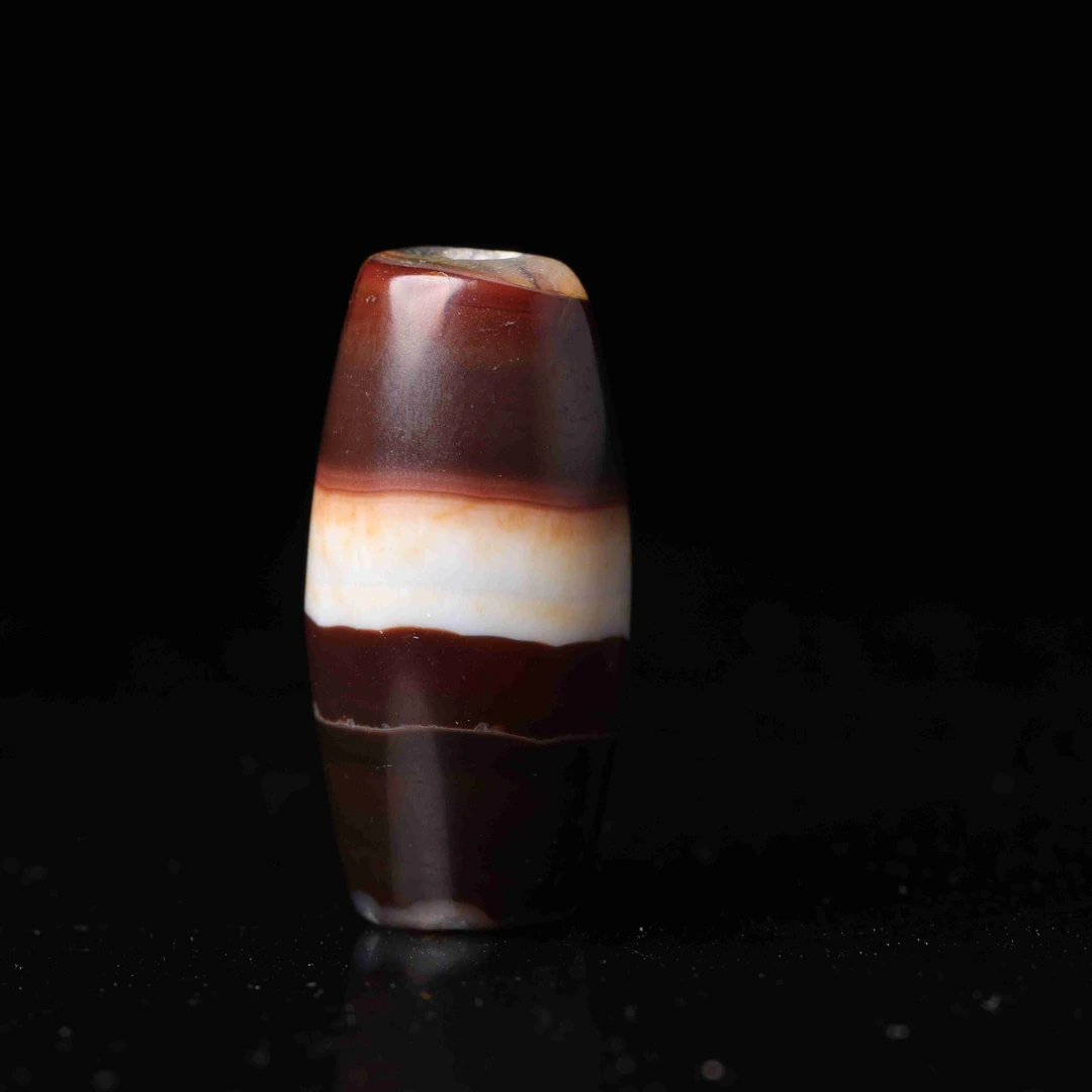 1088明代天然缠丝玛瑙珠1504