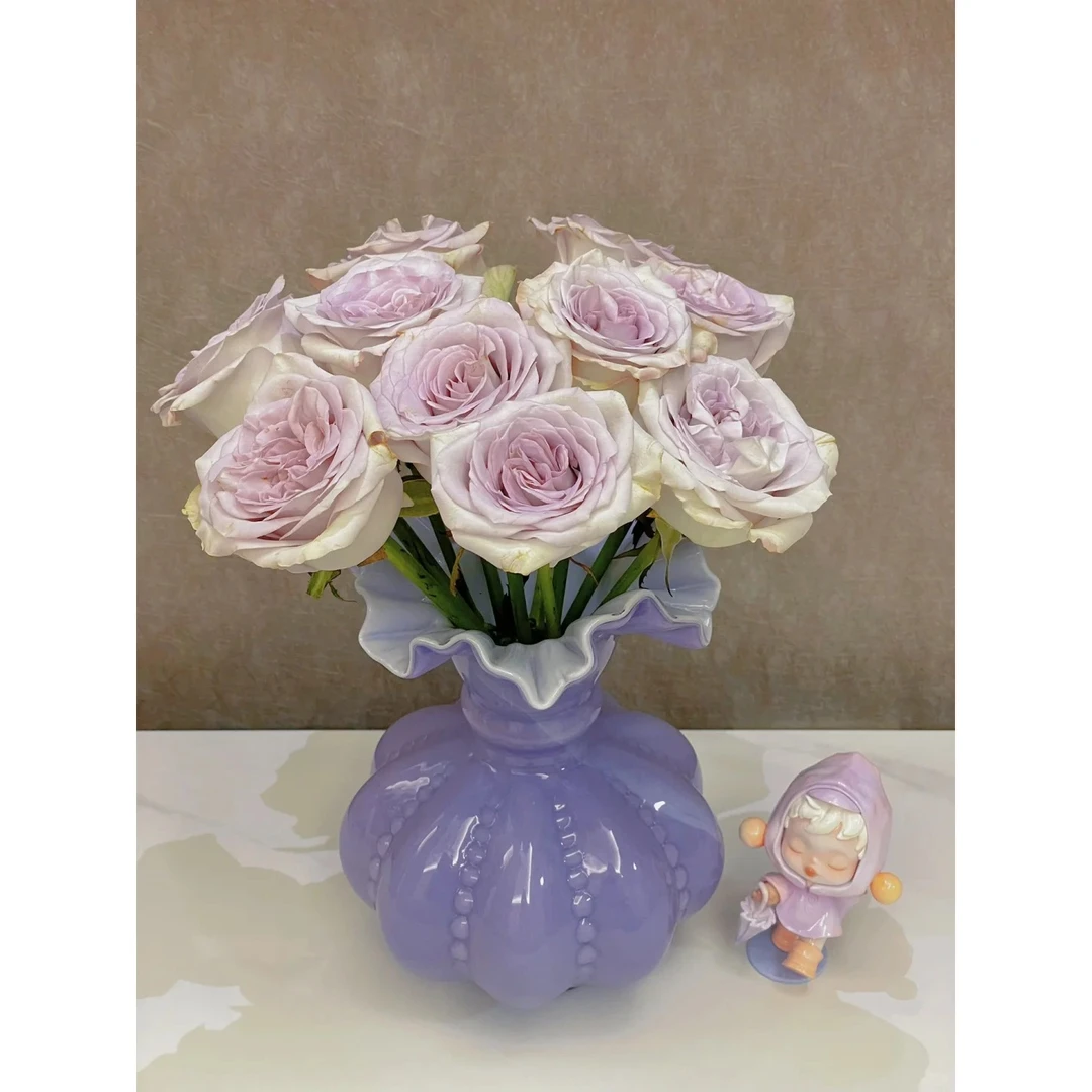 【 海洋之心】复古高级浅紫色玫瑰 一单也包邮 云南基地直发