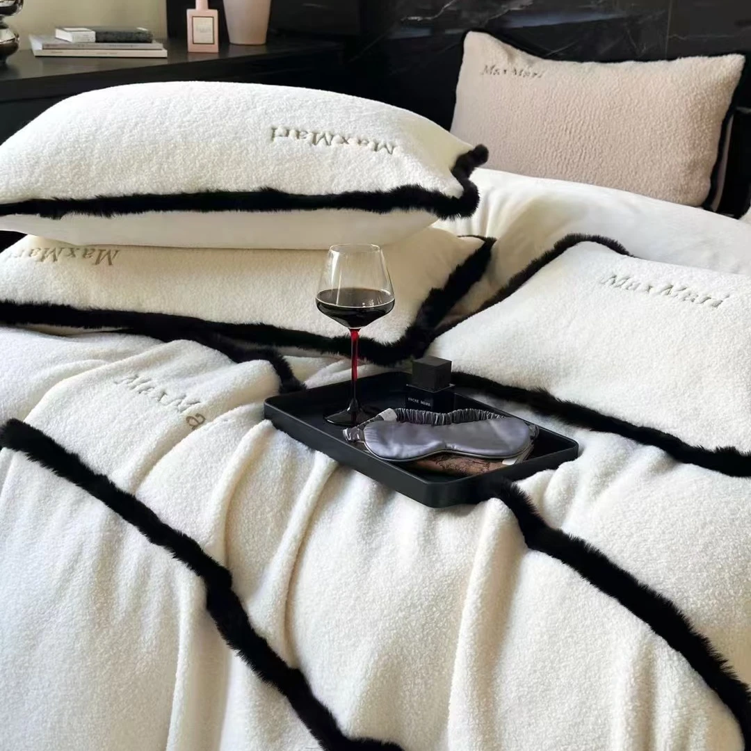 秋冬｜300g仿羊绒！【舒芙蕾】五件套！抗静电全消光工艺！轻奢设计师款