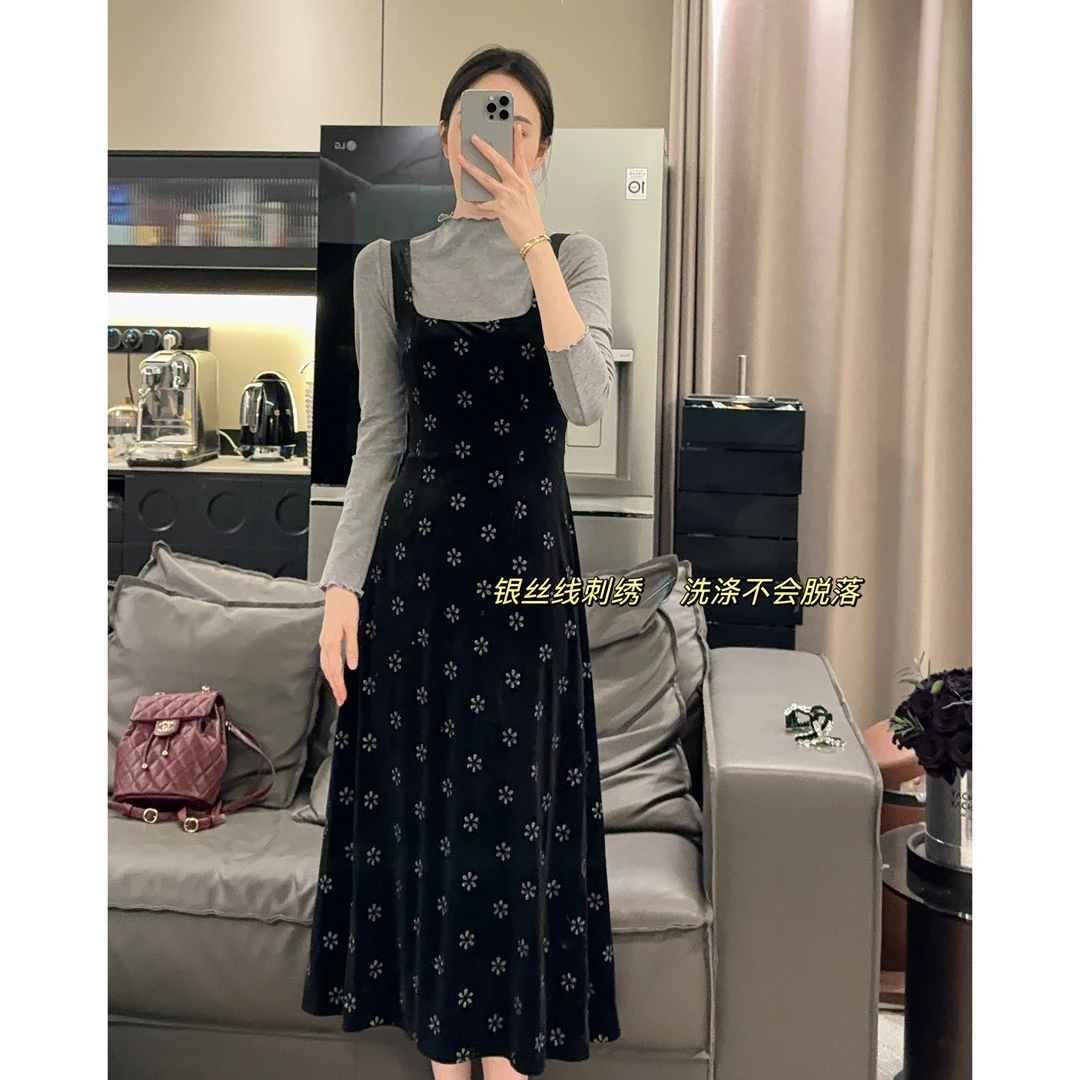 Zwinnie/詹维尼【刺绣小花 加绒两件套】刺绣套装GZC202347