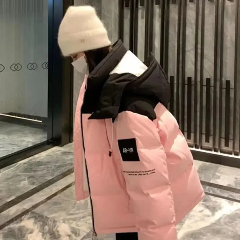 秋冬服羽绒服女短款2023冬装新款韩版宽松小个子羽绒服面包