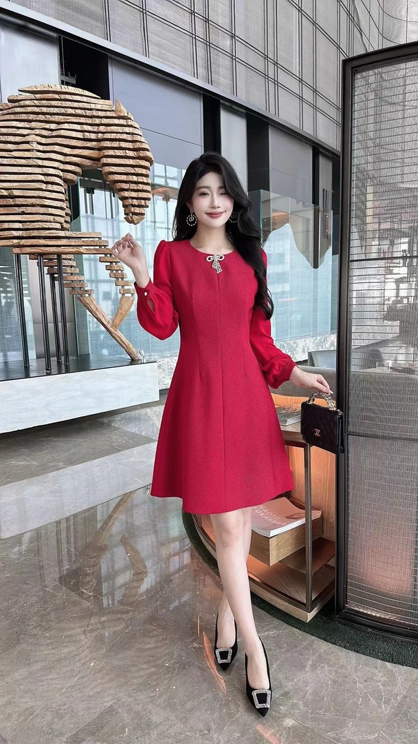 【南油露露】新款秋冬连衣裙女装