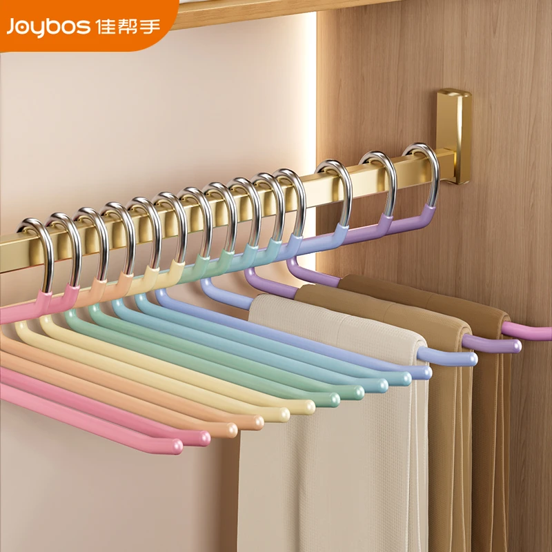佳帮手彩虹裤架家用挂裤子2025新款无痕晾衣架高颜值裤子收纳神器