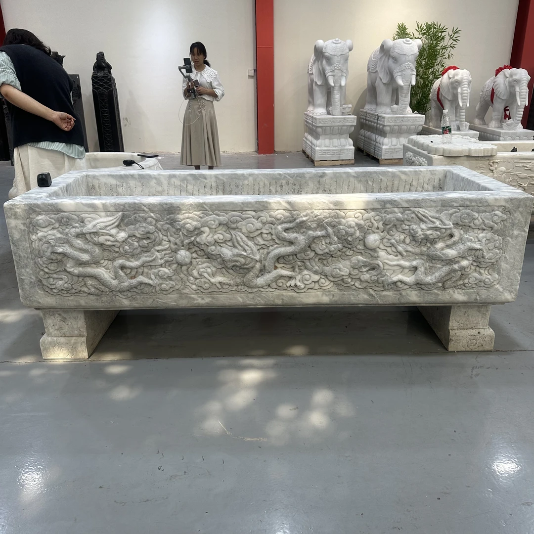 门海。庭院摆件石雕（包邮）传统雕刻手法 户外园林仿古