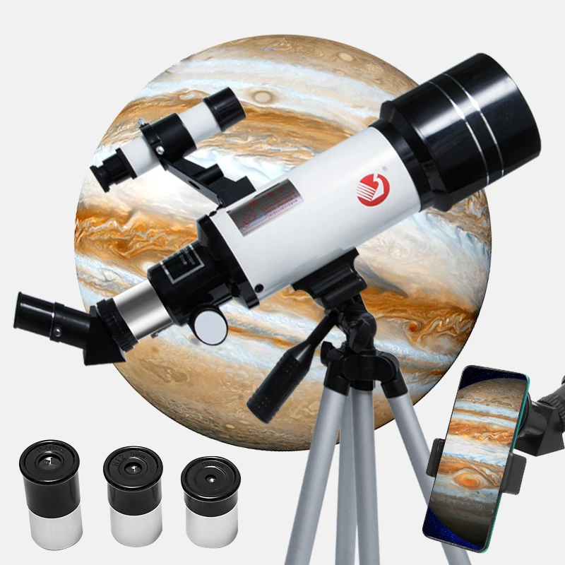 专业级天文望远镜 高清目镜3组长焦距 观星观月天两用款全新设计