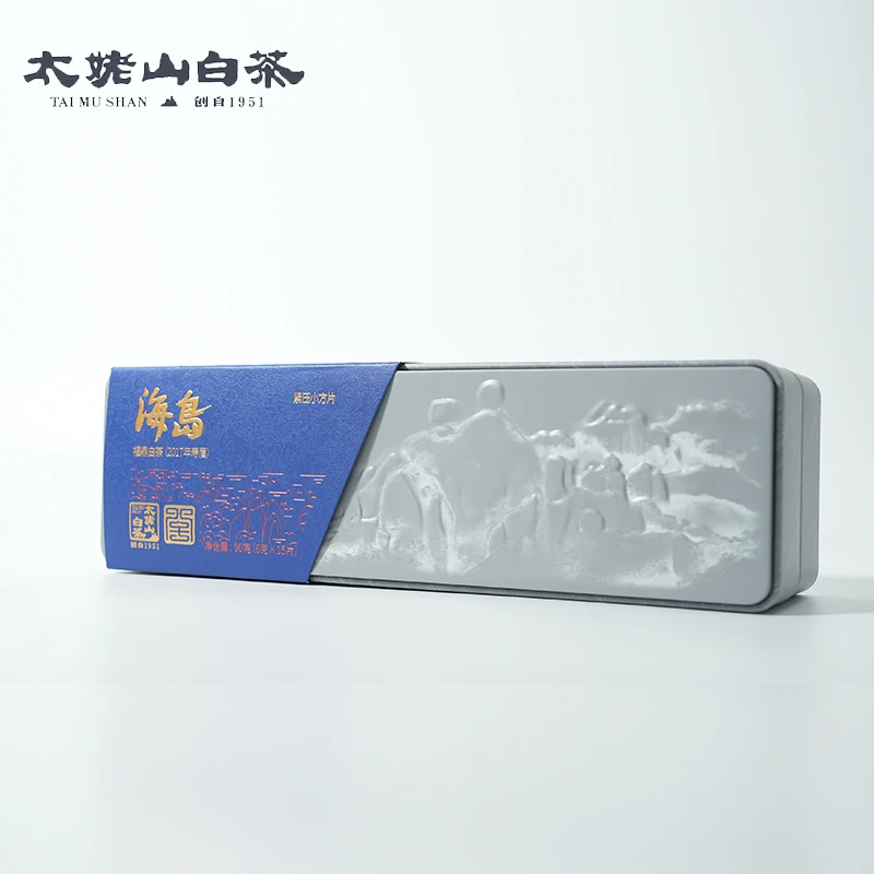 【618专属】海岛.2017年陈寿眉方片90g（6g*15）正宗福鼎白茶