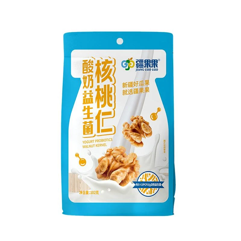 疆果果 酸奶益生菌核桃仁102g*2袋
