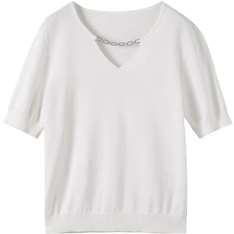 纯色宽松舒适针织衫96061