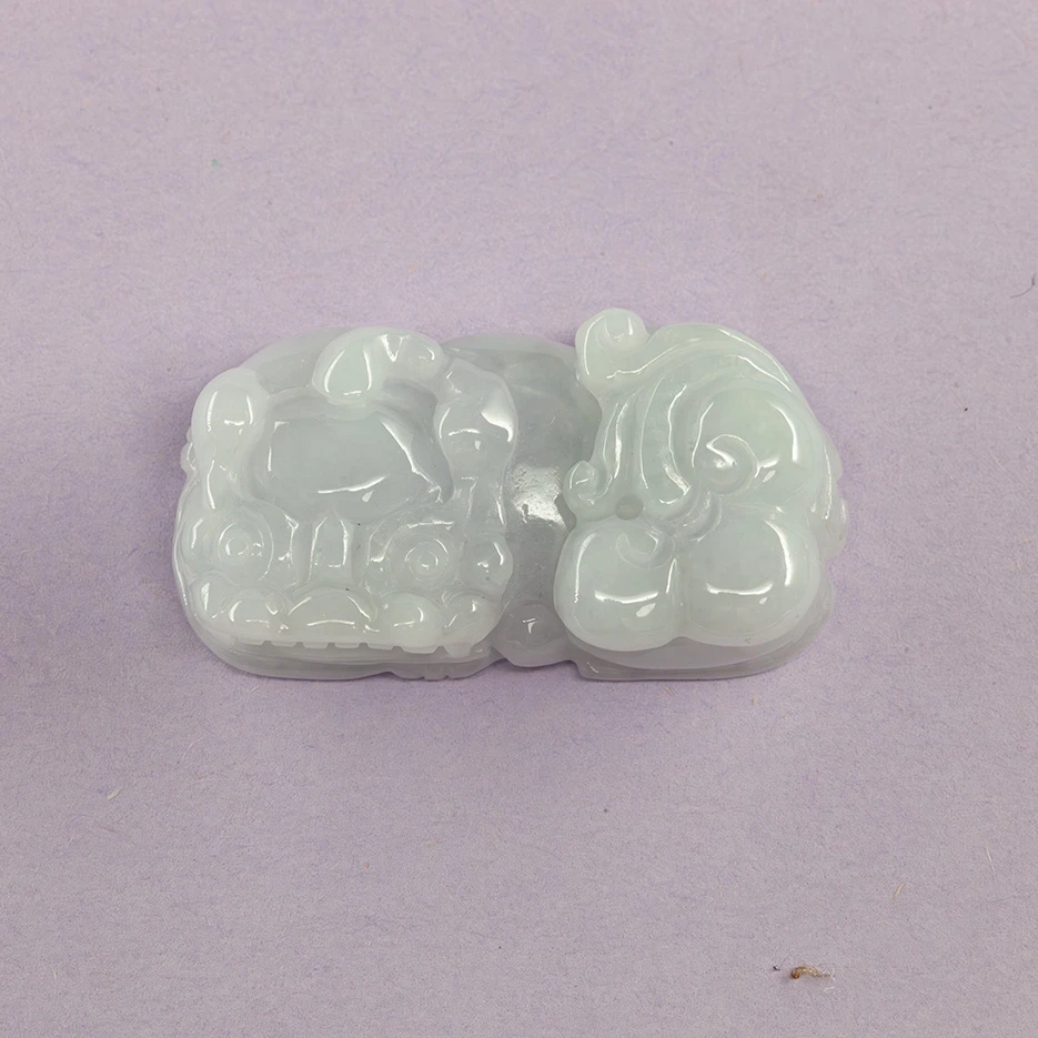 西茜手镯天然缅甸翡翠镯心料貔貅（送高货绳多样性发货一件）