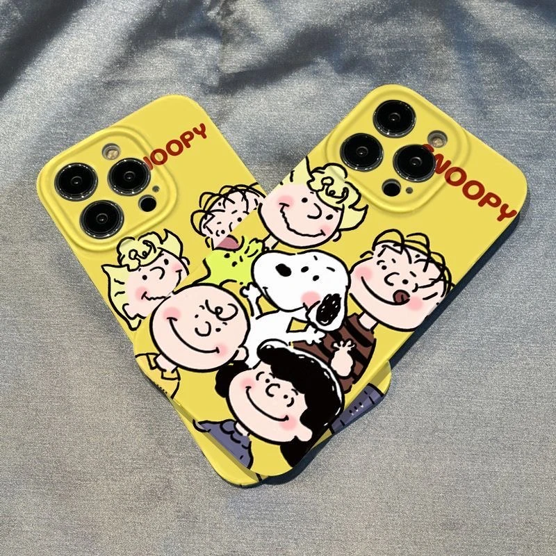 史努比适用iPhone14promax/15手机壳13女12华为/小米/oppo/vivo