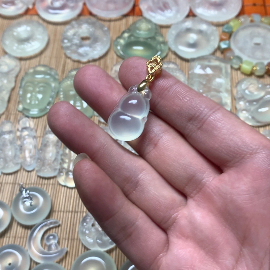 蛇纹石玉多样性随机发一未镶嵌木****李