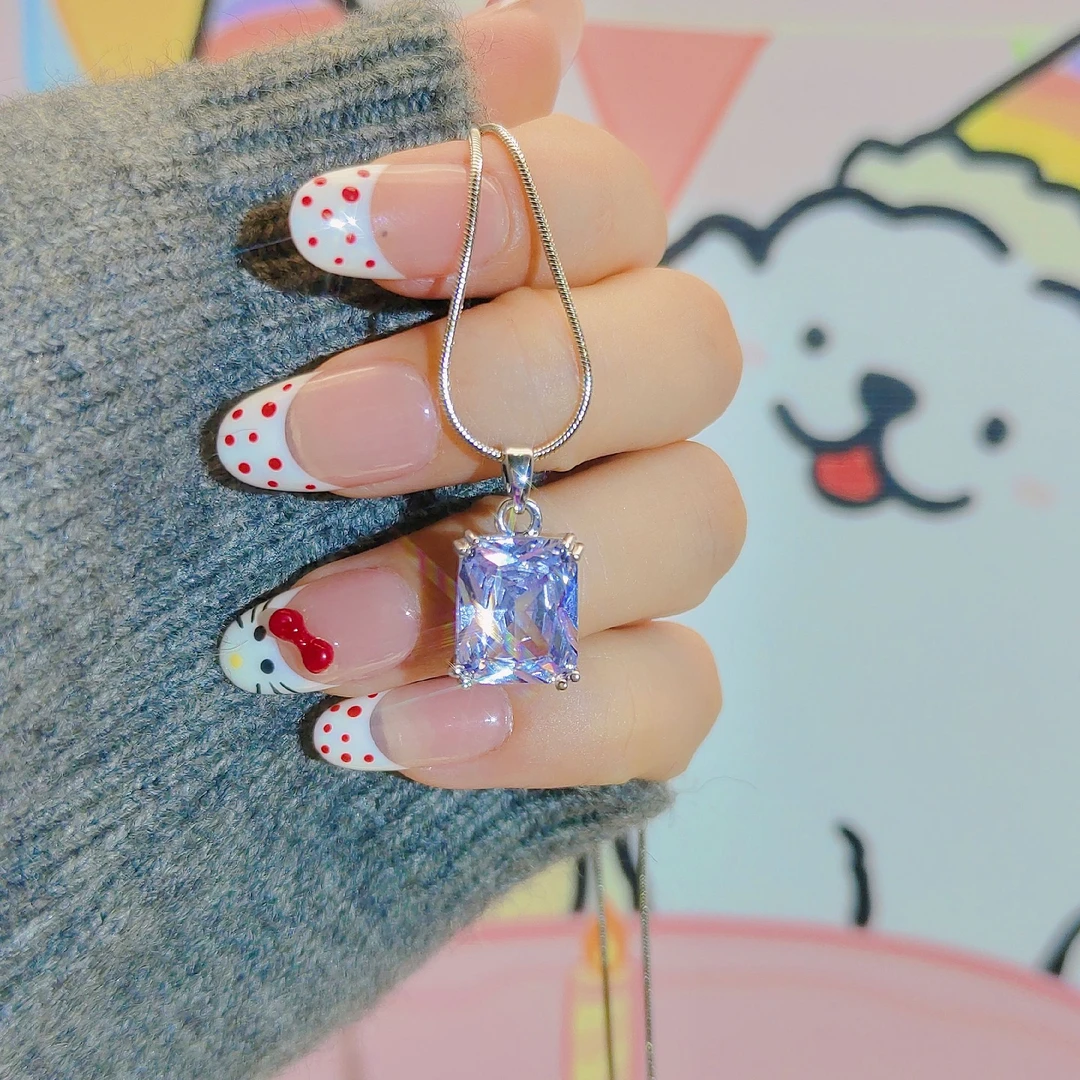 钛钢项链 简约轻奢气质白色百搭坠链经典精致时尚钛钢锁骨项链