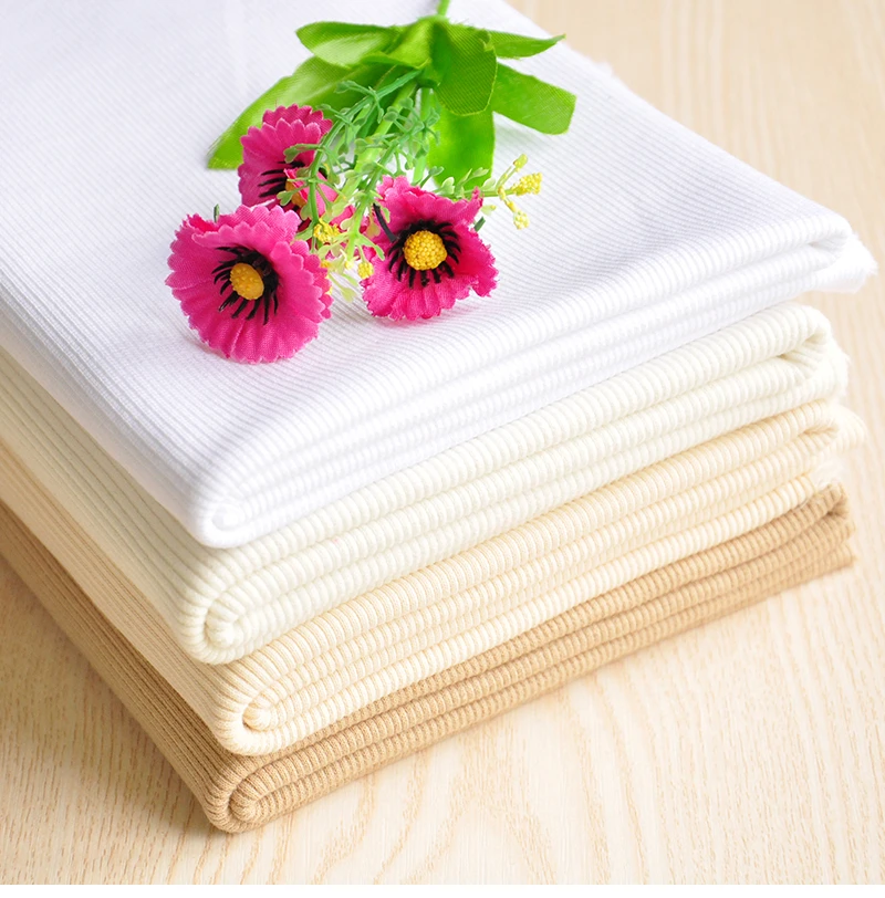 包邮链接 高档布料布头布尾纯棉精梳棉针织健康棉毛圈服装面料