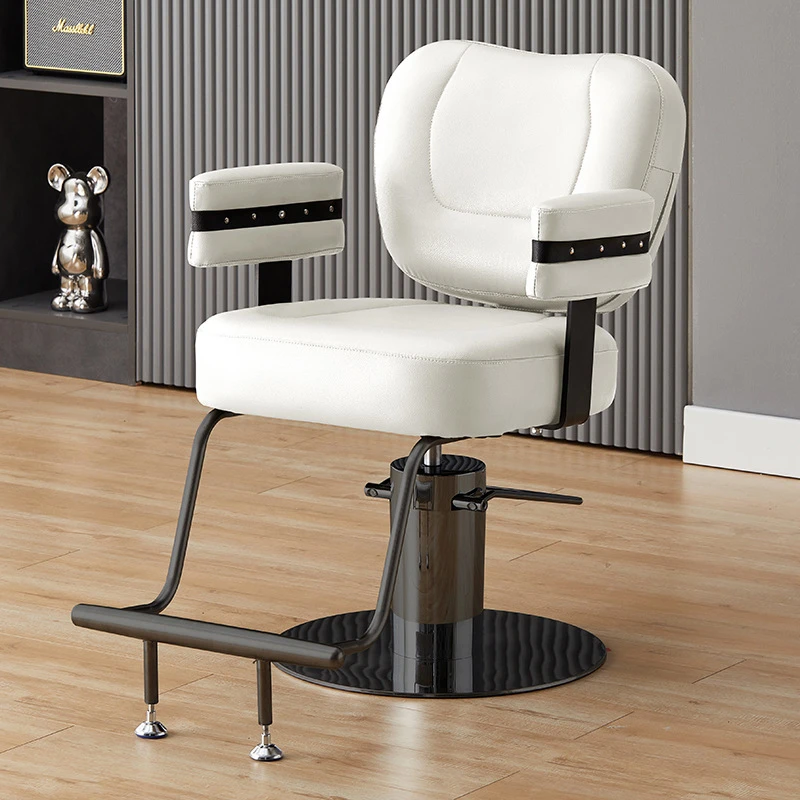 理发店轻奢椅子美发店专用潮款网红椅旋转可升降理发椅发廊专用
