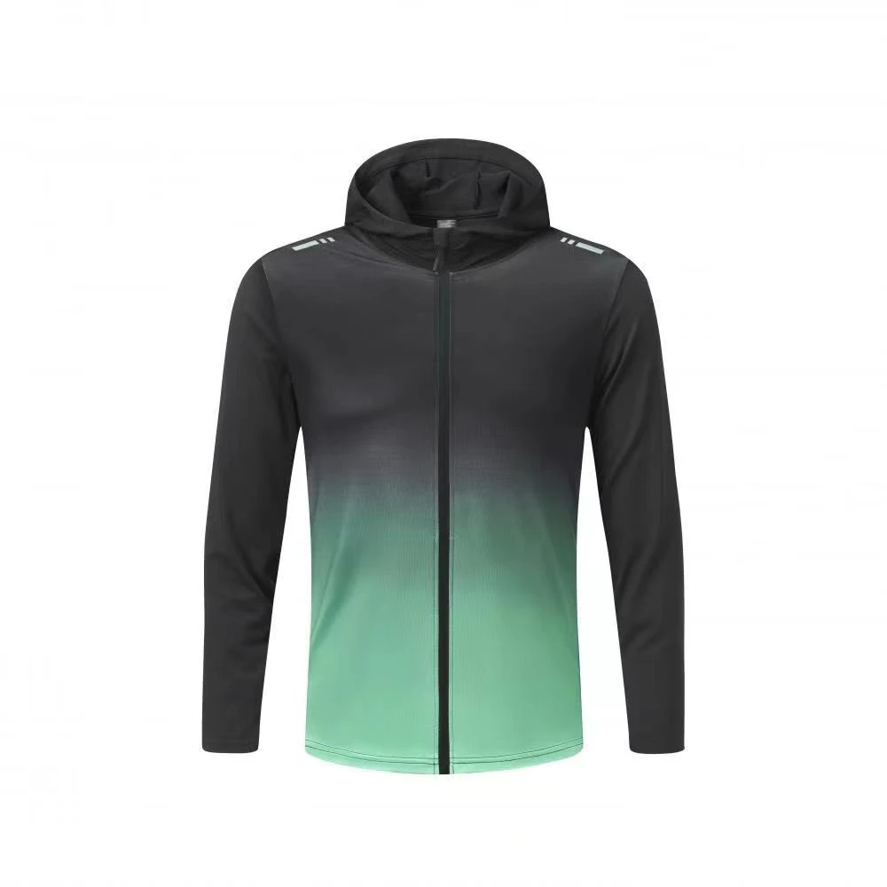 运动外套男秋季速干衣连帽健身跑步户外晨跑训练服上衣