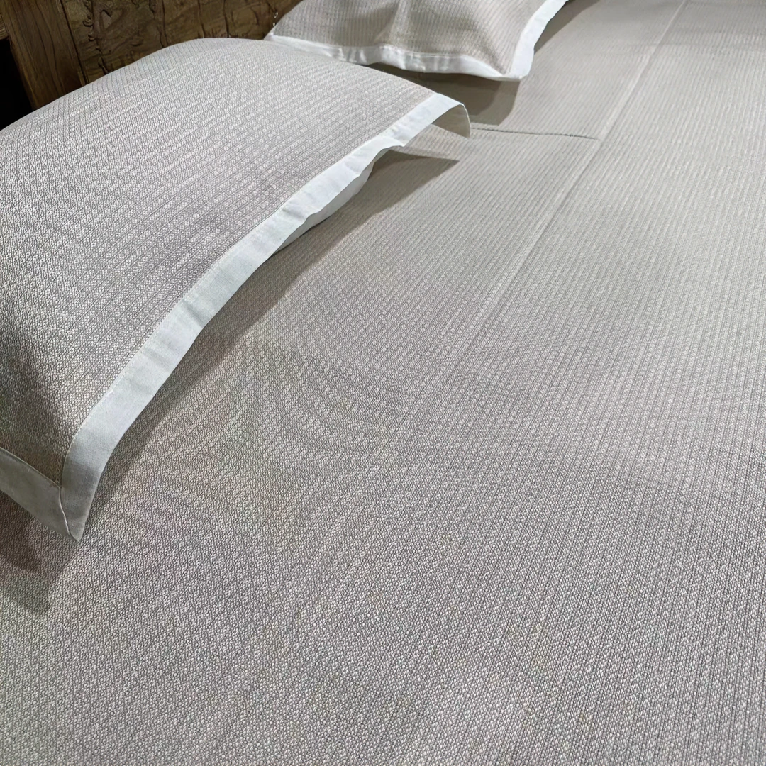 【汉麻雨露凉席】100汉麻雨露麻提花凉席舒适超厚软凉席三件套