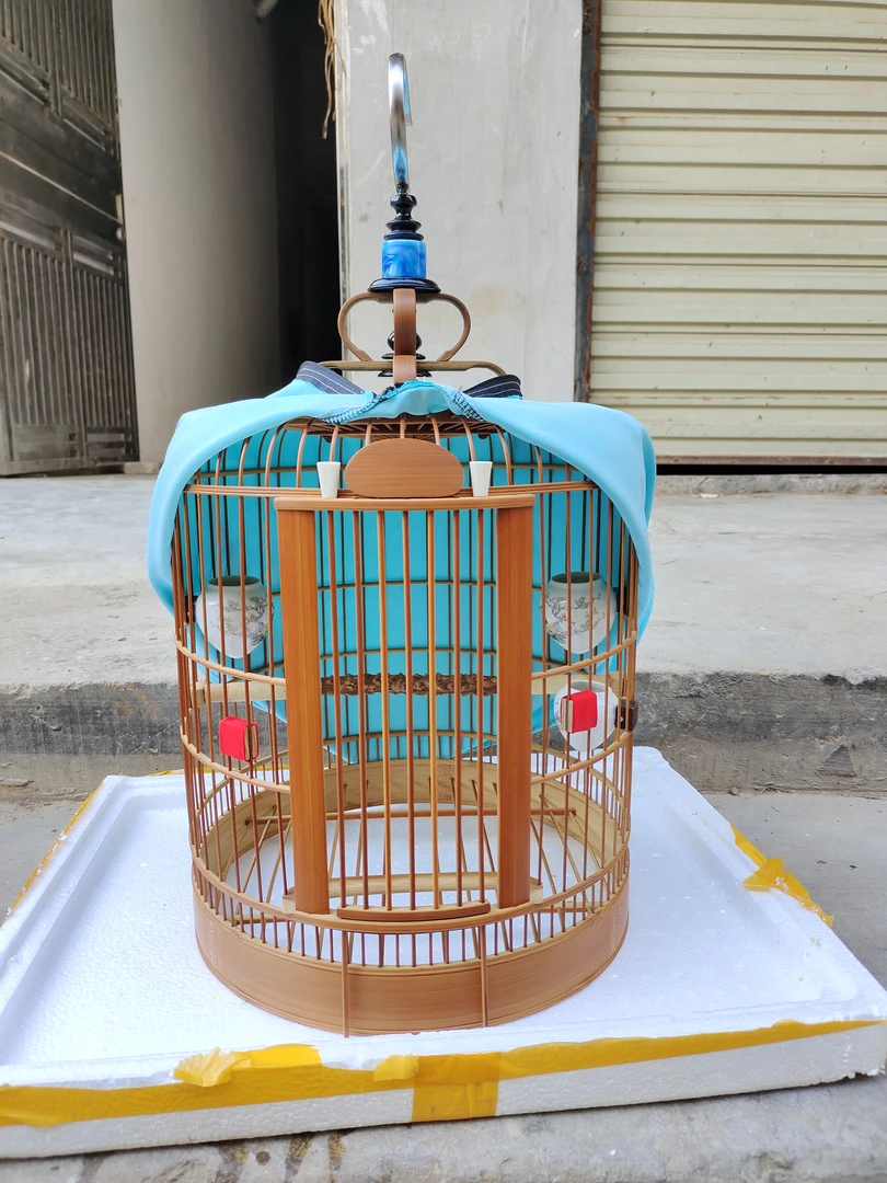 手工编制精品川笼做工精细用料老竹料直径36高41