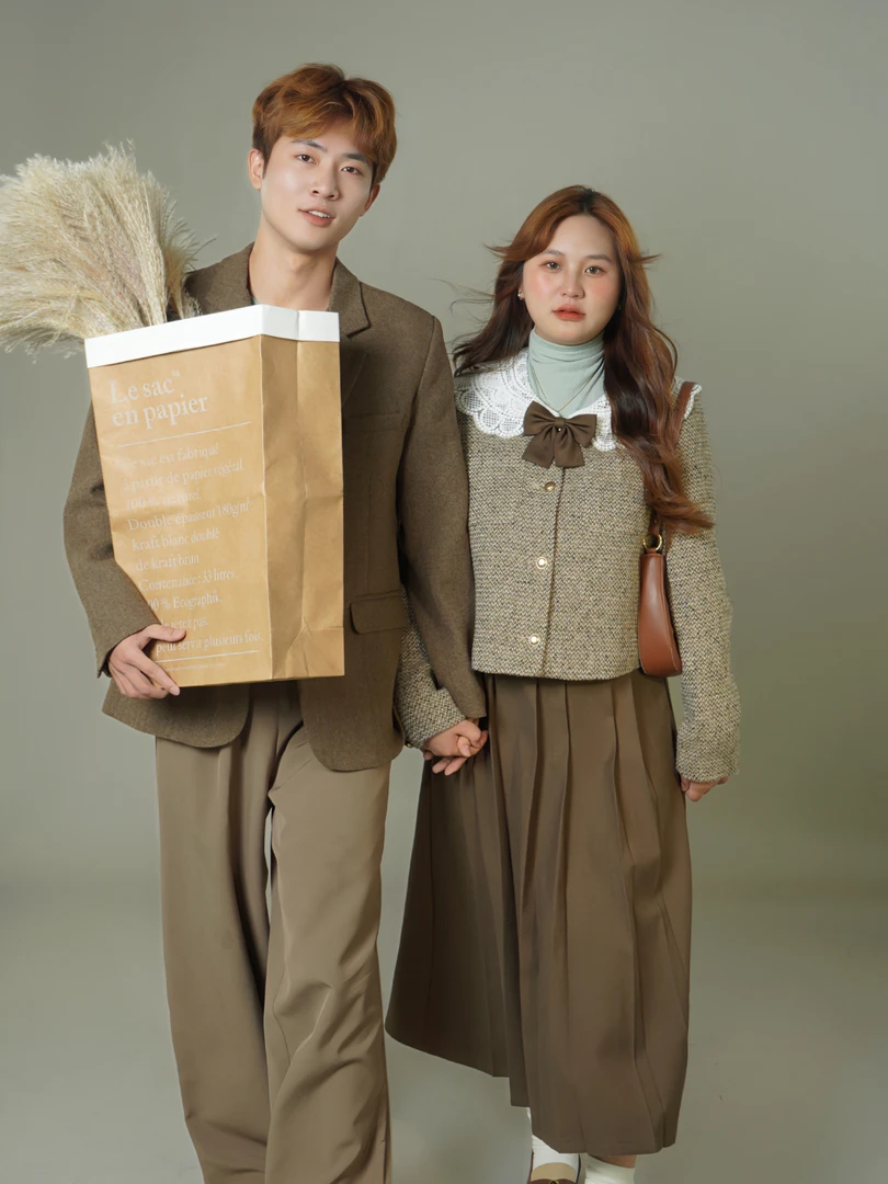 KMZY/KMZY山_山【裸茶碎冰】微胖mm韩系设计感显瘦中高腰百褶半身裙