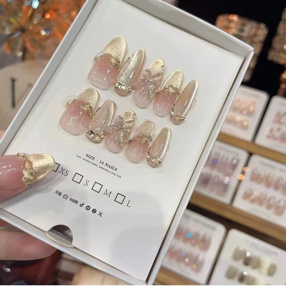 【腰缠万贯】017穿戴甲纯手工可反复穿戴