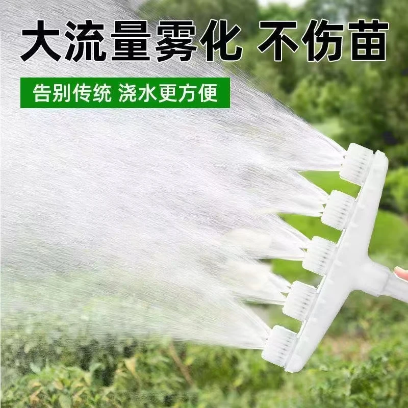 齐诺 园艺洒水浇地浇菜浇花雾化喷头大棚育苗灌溉水泵水枪神器