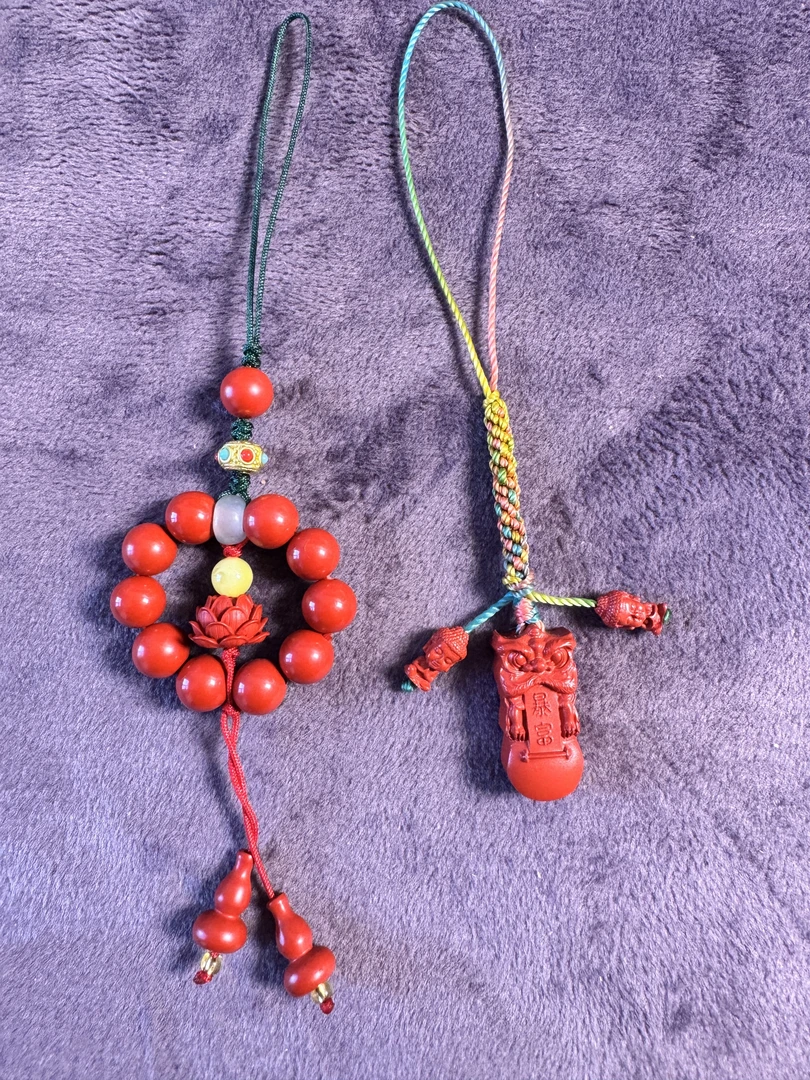 天然辰砂天然辰砂朱砂红砂配饰手机链多样直播间选款