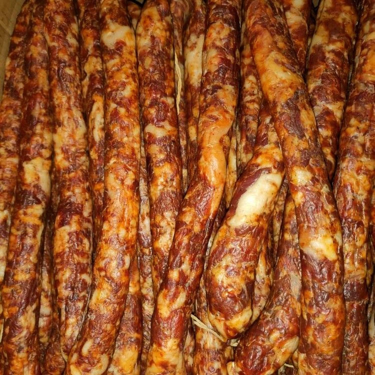 云润嘉云南特产宣威老家火腿正宗乡村土猪纯肉麻辣香肠500g