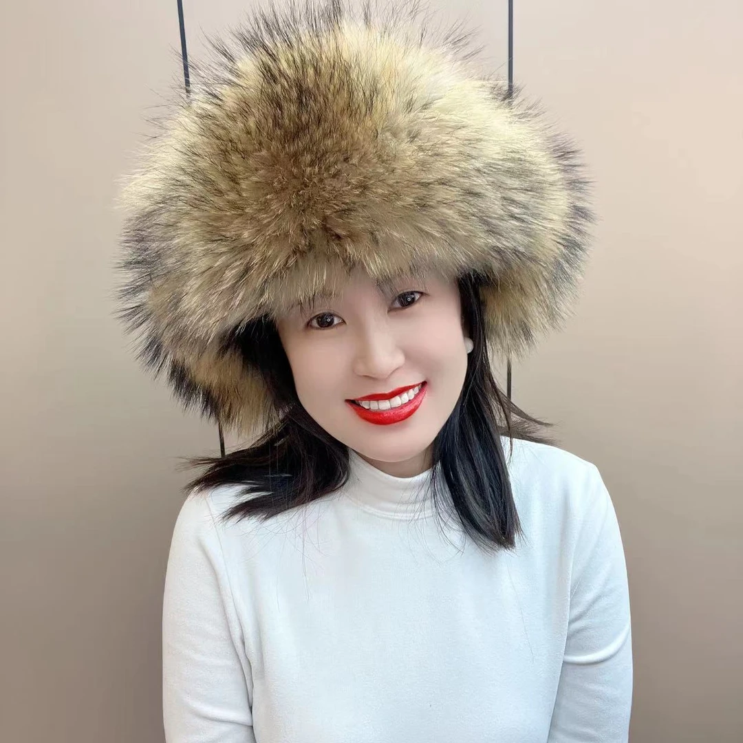 【狐狸毛大雷锋】冬季男女同款加厚保暖时尚百搭皮草休闲雷锋护耳帽