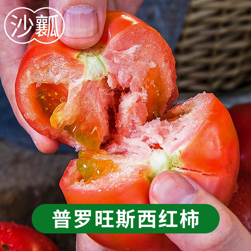 陕西普罗旺斯西红柿4.5斤生吃沙瓤番茄自然熟