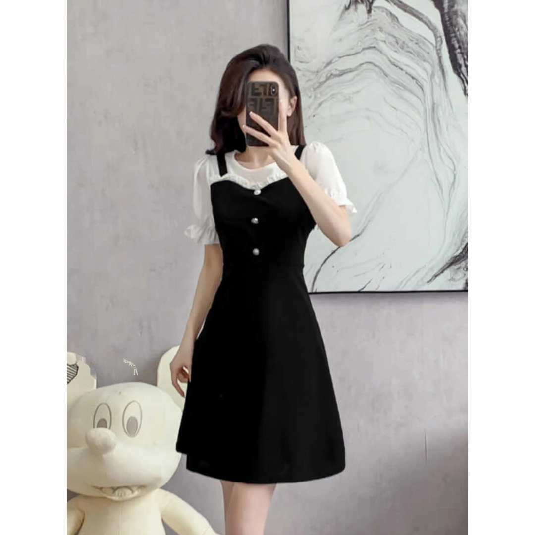 茶歇法式小众设计感超好看连衣裙夏季新款气质高端精致裙子女夏天