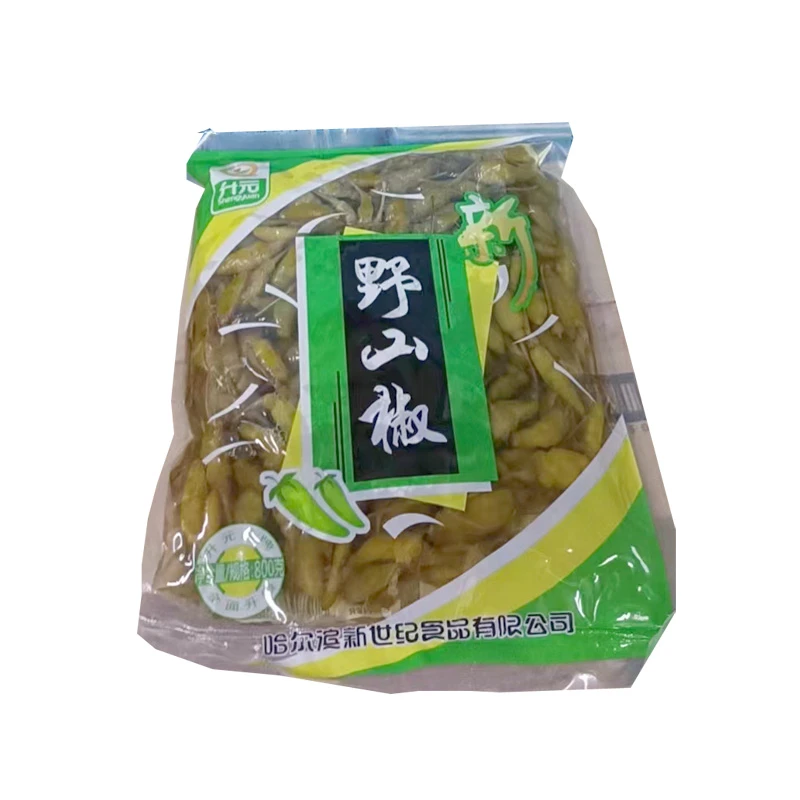 升元野山椒小米辣韩国泡菜泡椒小辣椒 野山椒泡菜700克包邮