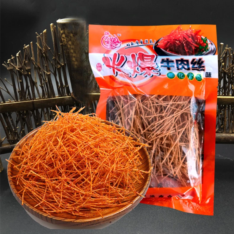 火爆牛肉丝葫芦丝蛋炒粉可乐丝辣条8090后童年儿时怀旧小卖铺零食