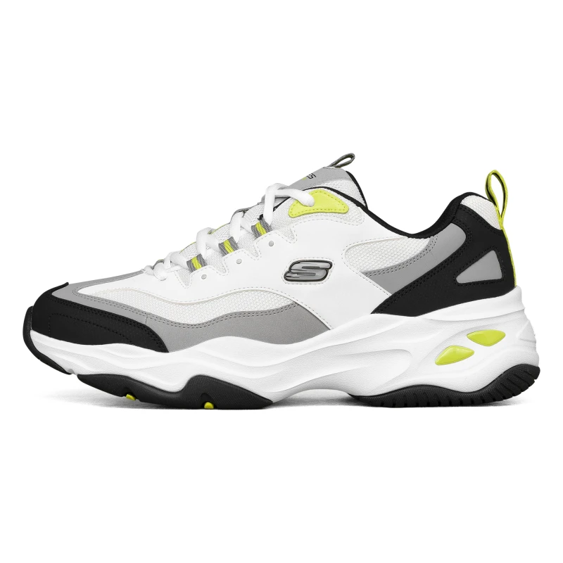 斯凯奇闪电熊猫鞋子男子鞋子潮流厚底运动鞋子老爹鞋237226