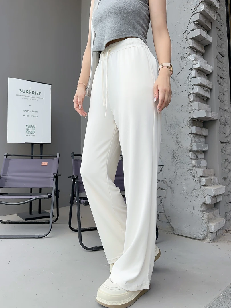 莫代尔砂洗230克【夏款】阔腿裤7013